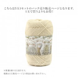 毛糸 まとめ買い 5玉 合太 ウール 100％ / SKI YARN(スキー毛糸) スキー タスマニアンポロワース 5玉セット 2 秋冬