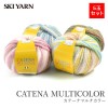 毛糸 段染め ウール 5玉 まとめ買い SKI YARN(スキー毛糸) カテーナマルチカラー 秋冬