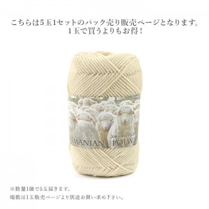 毛糸 まとめ買い 5玉 合太 ウール 100％ / SKI YARN(スキー毛糸) スキー タスマニアンポロワース 5玉セット 2 秋冬